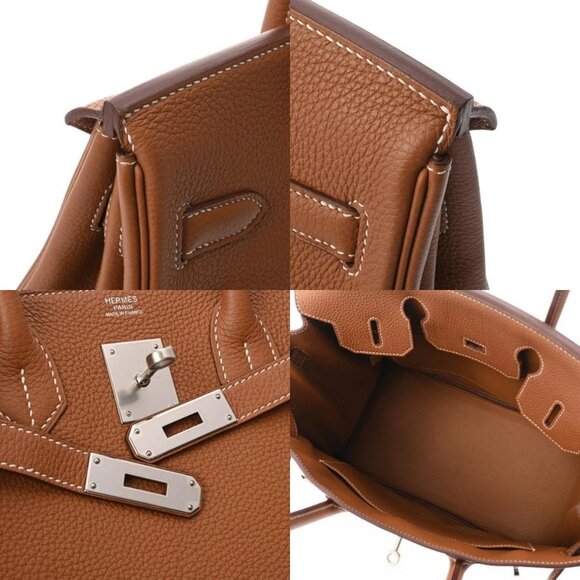 HERMES Birkin 30 Gold hand bag 800000131130000 - Picture 12 of 12